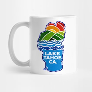 Lake Tahoe California Skiing Boating Ski Hike Hiking Camping Mug